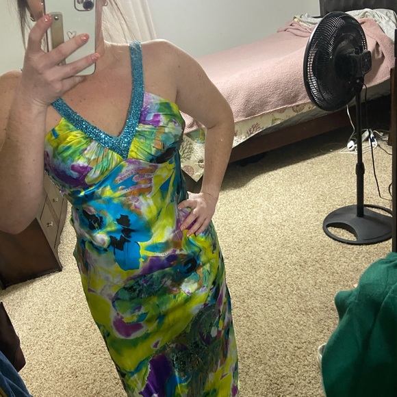 Fun multicolor prom dress - Picture 6 of 6